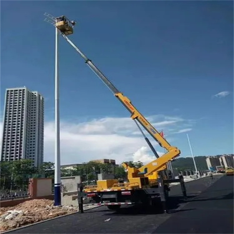 黄山徽州维修路灯的曲臂升降车出租